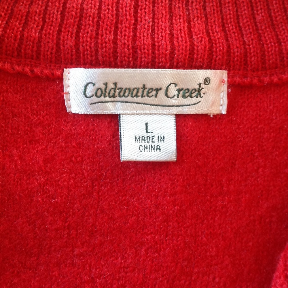 Red wool vest